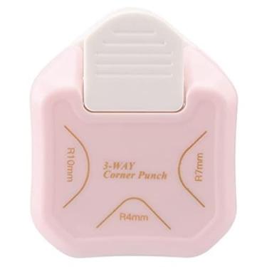 Imagem de Furador Cortador de Canto de Papel Cantoneira Reto - 3 Formatos Diferentes, Ideal para Papelaria, Escola, Escritório e Scrapbooking, Deixa Documentos com Aparência Profissional