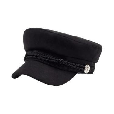 Imagem de Boné Militar Estilo Lace Unissex, Boné De Baseball De Topo Plano Para 