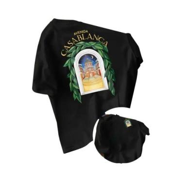 Imagem de Camiseta Masculina De Poliéster Respirável Com Estampa Dupla Face Casu