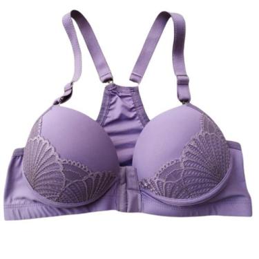 Imagem de Kit 2 Sutiã Bojo Nadador Reforçado Plus Size Top Alça Larga - Mi Amore