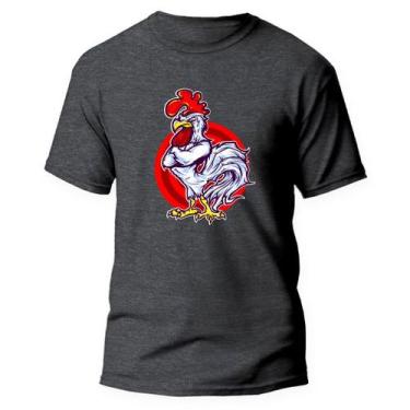 Imagem de Camiseta Básica Algodão Premium Estampa Digital Galo Cego - Pavesi, Gr