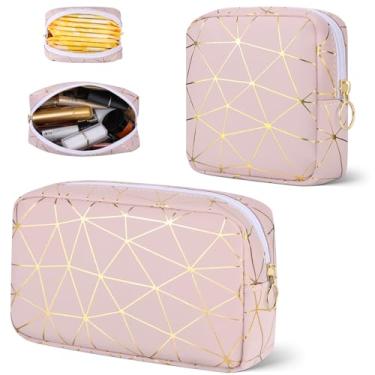 Imagem de Likesing Bolsa menstrual para meninas adolescentes, bolsa de armazenamento de guardanapos sanitários de couro, bolsa de almofada menstrual portátil, bolsa de almofadas menstruais, bolsas pequenas de