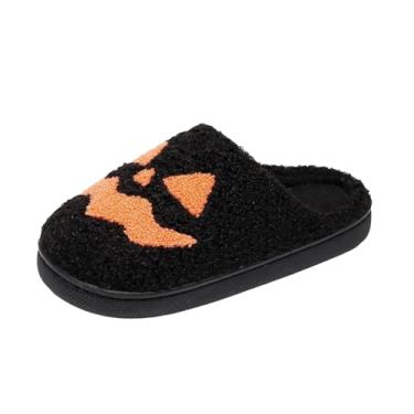 Imagem de Pantufas femininas divertidas de outono inverno para cães de estimação para uso interno em casa, casual, moderno, Preto, 36