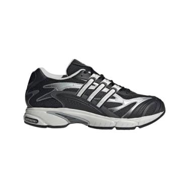 Imagem de adidas Tênis masculino Temper Run 2 com cadarço casual - preto, Preto, 42