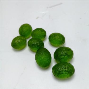 Imagem de FFIME 1 peça de pedra preciosa natural verde escura linda pedra preciosa adequada para decoração de plantas de vaso de jardim