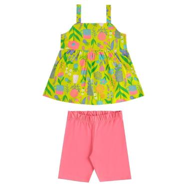 Imagem de Conjunto Bata Floral e Bermuda Bee Loop-Feminino