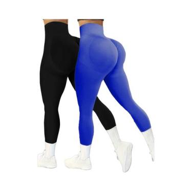 Imagem de Calças De Yoga Femininas De Cintura Alta Com Controle De Barriga, Legg