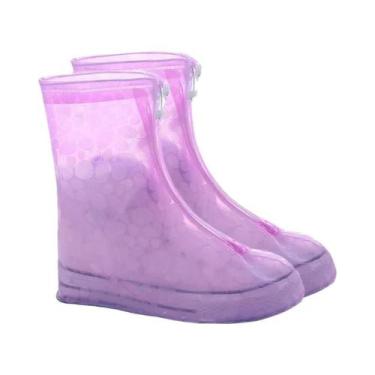 Imagem de Capas De Borracha De Silicone Impermeáveis Para Botas De Chuva Para Cr