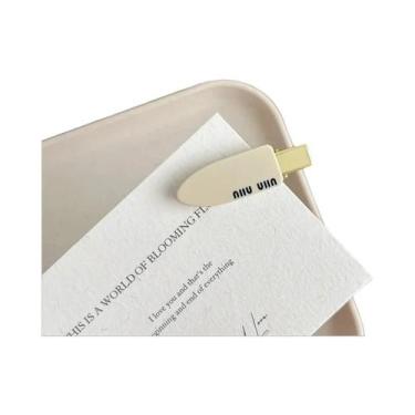 Imagem de Presilha De Cabelo Feminina De Acetato Para Franja E Divisão Lateral, 