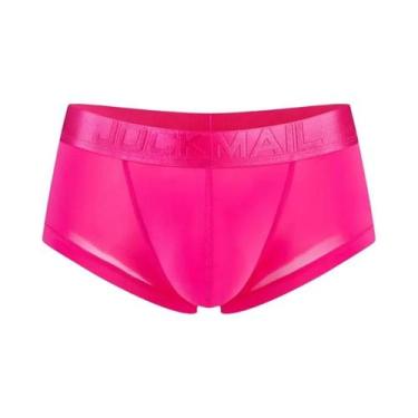 Imagem de Cuecas Boxer Transparentes Ultrafinas De Seda Gelada Para Homens, Resp