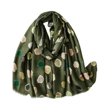 Imagem de Xale De Franjas Com Glitter Ombre, Manta De Viscose De Inverno 180x90c