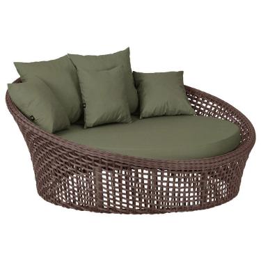 Imagem de Chaise Hungria Pintura Fendi Corda Náutica E13 Trama Marrom