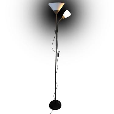 Imagem de Luminária Pedestal Articulada Abajur Chão Floor Metal 1,72m