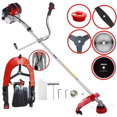 Imagem de Roçadeira Robusta Toyama Rt43-l Com Carretel + 4 Lâminas