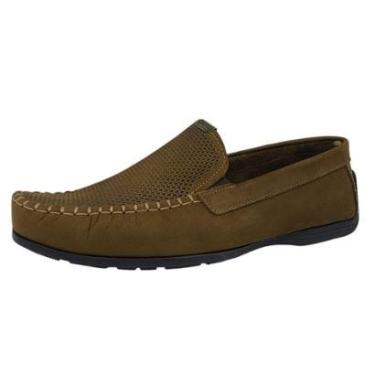 Imagem de Mocassim Masculino Casual Couro Dia a Dia Passeio Pegada-Masculino