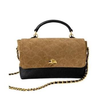 Imagem de Bolsa Luiza Barcelos Média Marrom-Feminino