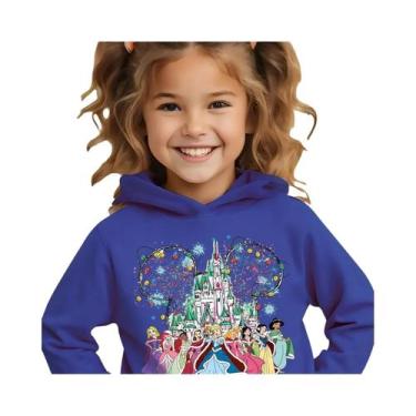 Imagem de Moletom Infantil Com Capuz E Manga Comprida Disney Princess Winter Won