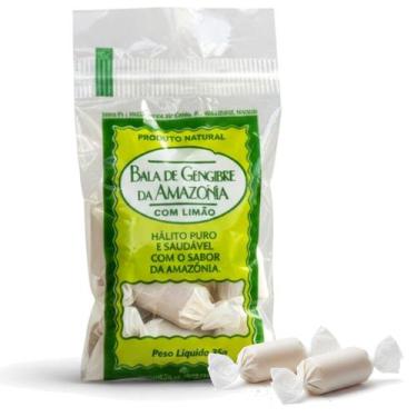 Imagem de Bala da AMAZÔNIA de Gengibre c/ Limão 35g
