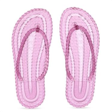 Imagem de Chinelo Brizza Arezzo Marrocos Translucido Rosa Feminino-Feminino