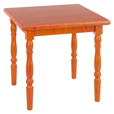 Imagem de Mesa Quadrada Pes Torneados 80x80 cm 105LB Marjori