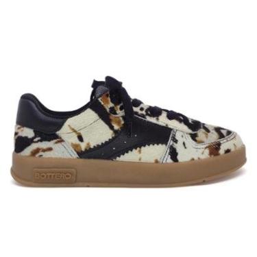 Imagem de Tênis Bottero Couro Feminino Animal Print Poney Cow 364909-Feminino