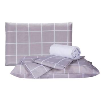 Imagem de Jogo de Lençol Classic Queen 4 peças Algodão 160 Fios - Isa Enxovais -