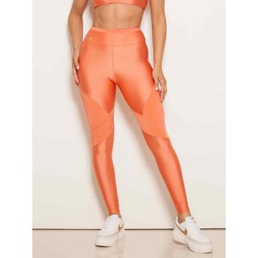 Imagem de Calça Legging Feminina de Recortes Com Brilho Karicia