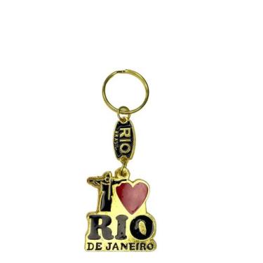 Imagem de Chaveiro Metal Chaves Personalizado Lembrança Rio de Janeiro Corcovado