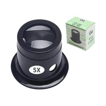 Imagem de Lupa De Relojoeiro 5X 10X 15X, Kit Com 4 Lupas Oculares Para Reparo De