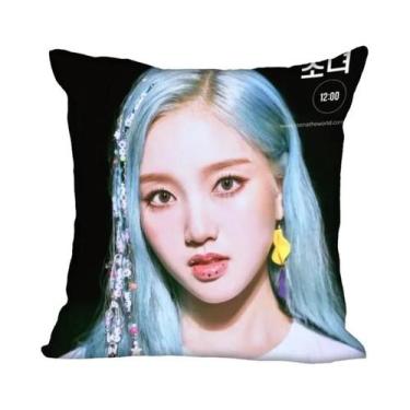 Imagem de Capa De Almofada De Poliéster LOONA KPOP 45x45cm Para Decoração De Qua