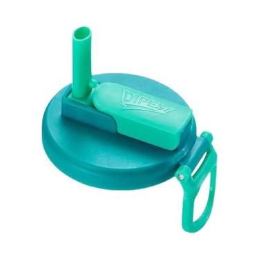 Imagem de Tampas De Silicone Reutilizáveis Para Latas De Refrigerante Com Canudo