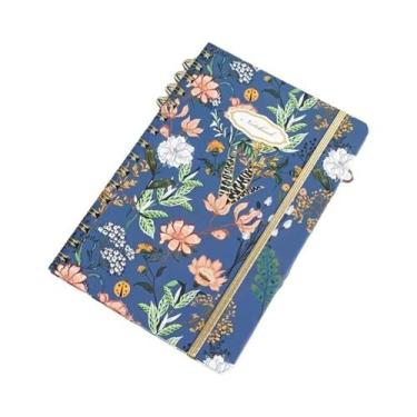 Imagem de Caderno Espiral A5 Feminino Com Capa Dura, Pautado Para Faculdade, 80 