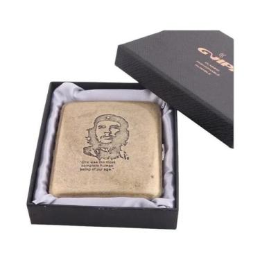 Imagem de Estojo De Metal Vintage Para Cigarros - Capacidade Para 20 Unidades De