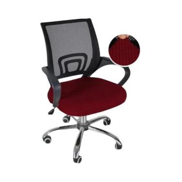 Imagem de Capa Elástica De Spandex Para Cadeira De Escritório, Protetor De Poltr