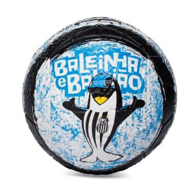 Imagem de Mini Bola Futebol Campo Dualt Santos Branco/Azul-Unissex