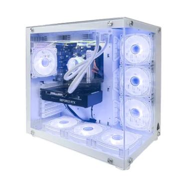 Imagem de PC Gamer Ryzen 5 5500, 16gb 3200mhz, (RTX 4060 8GB), B550m, SSD 480GB, 600w 80 Plus, Water Cooler White 240mm - Nli88049