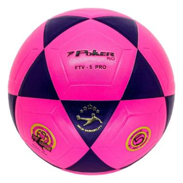 Imagem de Bola Futevôlei Poker Vulcanizada Rio - Pinkazul - U