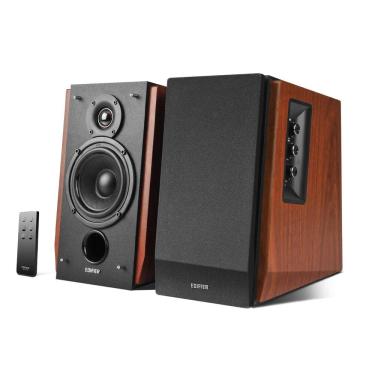 Imagem de Caixa de Som Monitor de Áudio Edifier 66W RMS Bluetooth R1700BT Madeira