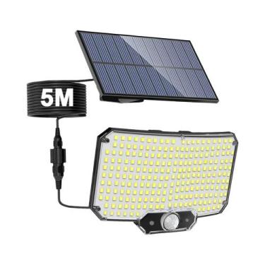 Imagem de Luzes Solares Externas 234 LED com Sensor de Movimento - Iluminação pa