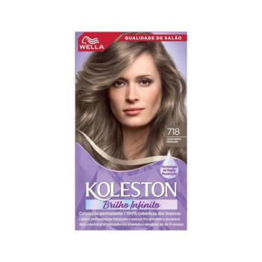 Imagem de Tintura Permanente KOLESTON Brilho Intenso Louro Médio Perolado 718