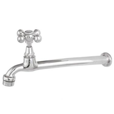 Imagem de Torneira de Parede p/Cozinha c/Arejador C33 22cm Cromado DN15 DN20 Rom