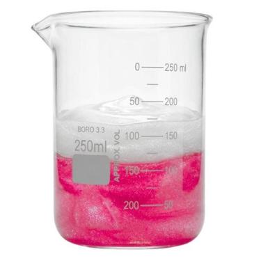 Imagem de Becker Vidro 250ml Boro Forma Baixa Griffin Bequer Graduado - Qualivid