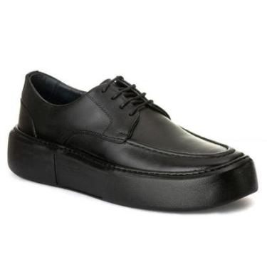Imagem de Tênis Confort Masculino Solado Alto em Couro Premium-Masculino