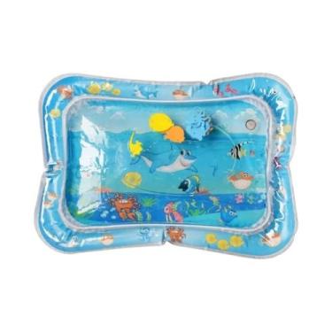 Imagem de Tapete De Atividades Inflável Lavável Em PVC Para Bebês, Brinquedo Edu