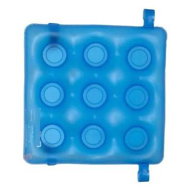 Imagem de Almofada Inflável Encosto Para Cadeira De Banho Della Vida Azul