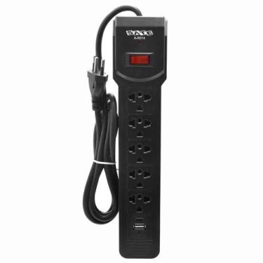 Imagem de Filtro de Linha Satellite A-R14 5 Tomadas + 1 USB-A + 1 USB-C (Bivolt)