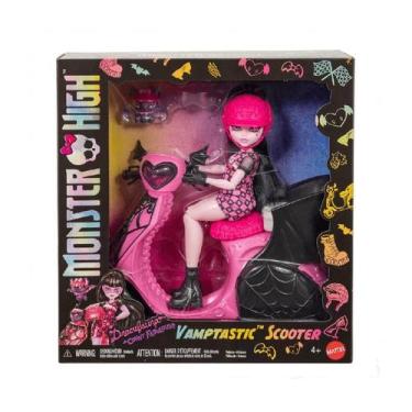 Imagem de Boneca Monster High Draculaura Com Scooter - Mattel JDR61