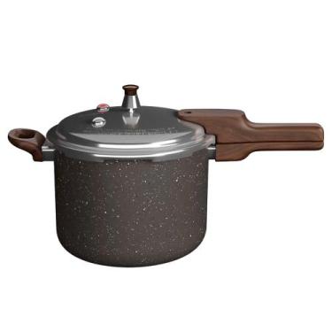 Imagem de Panela de Pressão Ceramica 6,8l Indução Fechamento Externo Valvula de 