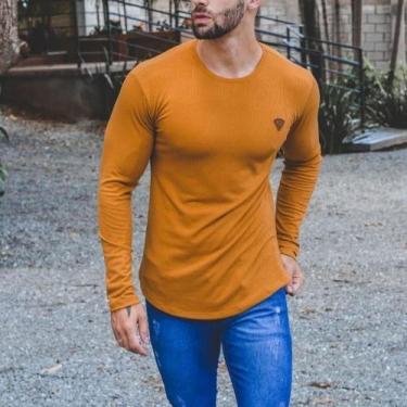 Imagem de Blusa manga longa Slim canelada  - Sergio Alejandro, Laranja, P
