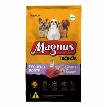 Imagem de Ração Magnus Premium Cães Pequeno Porte Carne e Frango 15Kg - Adimax